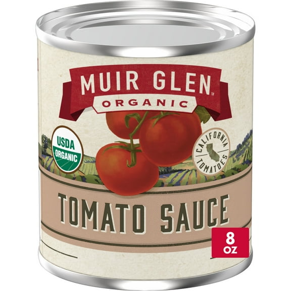 Muir Glen Vine Sweetened Organic Tomato Sauce, 8 oz