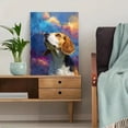 thumbnail image 5 of Beagle Dog Portrait Canvas Print Wall Art for Living Room Bedroom Office Entryway Pet Lover Home Decor, 5 of 8