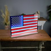 Melrose International LLC Flag Infinity Light Standing 23L x 15.5H UL Plug