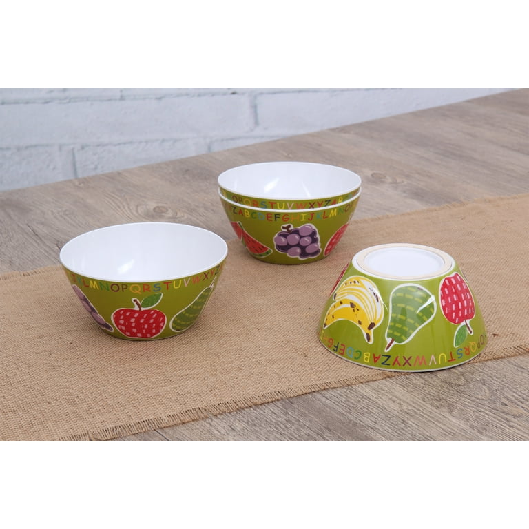 Peanuts Snoopy 4 Pack Stackable 5.5 Decorated Stoneware Bowl Set