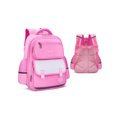 thumbnail image 1 of MAWCLOS Sac à Dos Unisexe Multi-Poches Sac à Dos Polyvalent Oxford Sac à Livres Poignée Supérieure Grande Capacité Couverture Rouleau Garçons Rose Petit, 1 of 2
