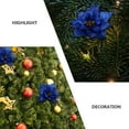 thumbnail image 2 of Gymnture Blue Poinsettia Flowers for Christmas Decor - 10pc, 2 of 10