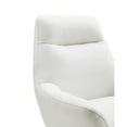 thumbnail image 2 of Whiteline Modern Living White Daiana Contemporary Top Grain Italian Leather Club Chair, 2 of 3