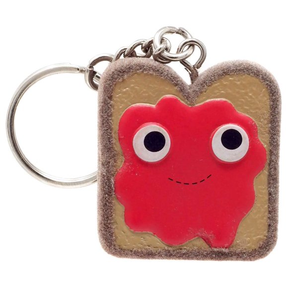Yummy World Toast with Red Jam Keychain