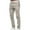 Gray, variant on Giftesty Men Pants ,Men's Casual Button Open Slim Fit Straight Solid Color Trousers
