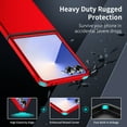 thumbnail image 7 of ELEHOLD Case for Samsung Galaxy Z Flip 7, Heavy Duty Shockproof Phone Case with Screen Protector, Wireless Charging Compatible,Red, 7 of 7