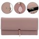 thumbnail image 3 of Cartera Apuakthei para mujer, de piel vegana, con RFID, colgante de hoja, tarjetero, organizador de chequera para teléfono, monedero con cremallera bonito para niñas, 3 of 6