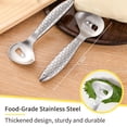thumbnail image 4 of Classic Kitchen Accessories, Peeler Tool Thickened Peeler Spoon Stainless 7.28x2.68in Noodle Cutter Long Handle with Hole Kitchen Gadget Accessories for Cooking, 4 of 6