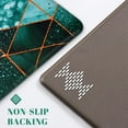 thumbnail image 6 of Teal Marble Kitchen Rugs Sets of 2, Non Slip Washable Kitchen Mats Cushioned Anti Fatigue Modern Comfort Standing Cushioned Kitchen Rugs and Mat Waterproof Abstract 17'''' x 30'''' + 17'''' x 47 '''', 6 of 6