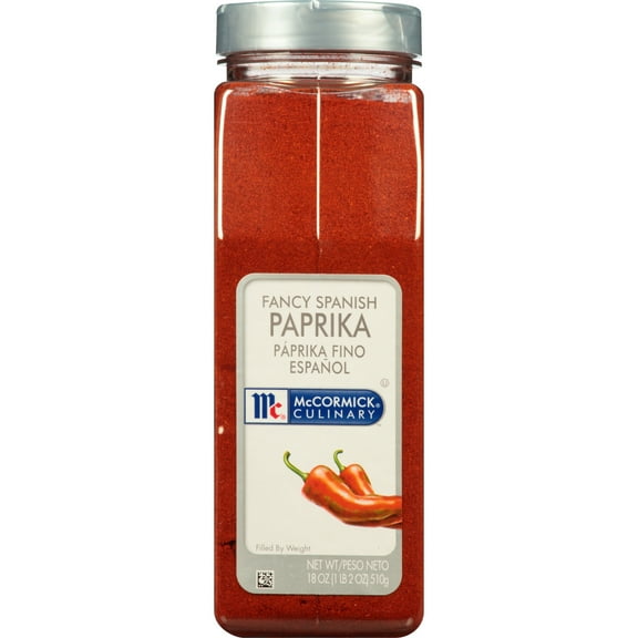 McCormick Culinary Kosher Fancy Spanish Paprika, 18.0 oz Bottle