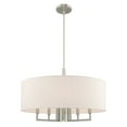thumbnail image 4 of 42605-91 Livex Lighting Meridian - 6 Light Pendant in Modern Style - 24 Inches wide by 24.5 Inches high-Brushed Nickel Finish    -Traditional, 4 of 10
