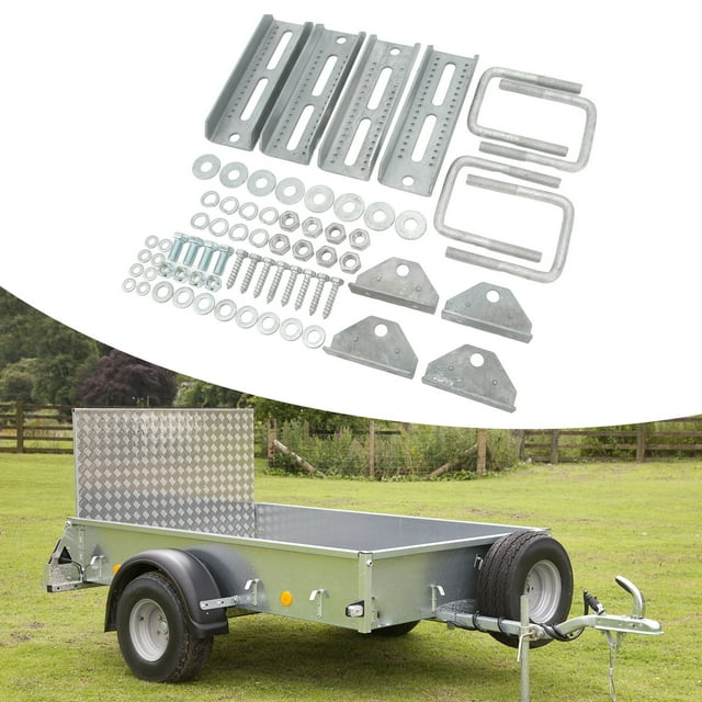 Swivel Bunk Bracket Kit, Adjustable 8in Height Swivel Top Bracket For 3x3 Boat Trailer Member