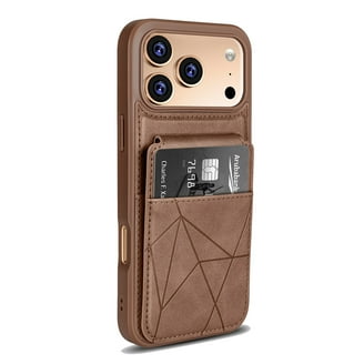 Bayelon Leather Wallet Case For IPhone 15 Pro Max - Flip Cover Card Holder, Folio