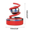 thumbnail image 3 of Gnmfd Double Ring Solar Car Perfume Aromatherapy Rotating Car Decoration Interior Ornament for Vehicle Dashboard Car Air Freshener Lights for Bedroom Lights for Room Party Decorations, 3 of 6