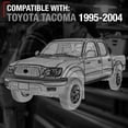 thumbnail image 5 of Juego de manijas para puertas exteriores TRUBUILT1 AUTOMOTIVE Toyota Tacoma, 5 of 5