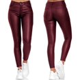 thumbnail image 3 of MKLEKYY Leggings de yoga para mujer, mallas deportivas de cintura alta para entrenamiento, pantalones ajustados, 3 of 4