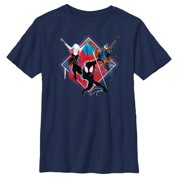 Boy's Spider-Man: Across the Spider-Verse Heroes  Graphic T-Shirt