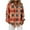 #03, variant on Womens Casual Long Sleeve Button Down Shirt Blouse Top Christmas Plaid Pine Berry Print