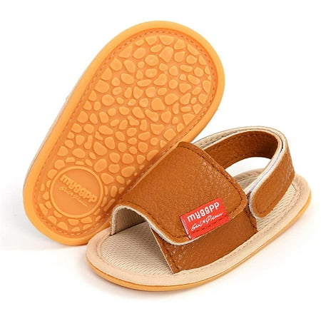 

Isbasic Infant Baby Boys Girls Summer Beach Sandals Breathable Athletic Anti-slip Soft Sole Newborn First Walker Crib Shoes