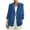 Blue, variant on Women's Casual Jacket Lightweight Button Down Business Work Coat Stretch Long Sleeve Jackets for Women with Pockets S-2XL