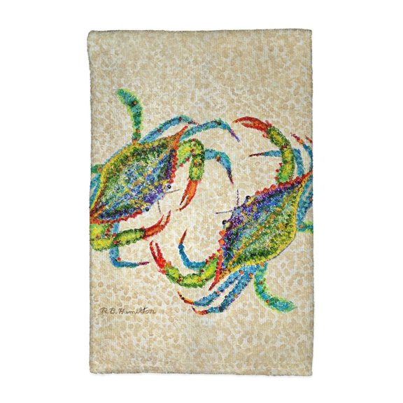 Crab Dance Kitchen Towel - 16x25