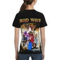 thumbnail image 5 of Rod Wave Teen T-Shirt Crewneck Short Sleeve Double-Sided Print Summer Tee Shirts Top For Youth Boys Girls Children Large, 5 of 7