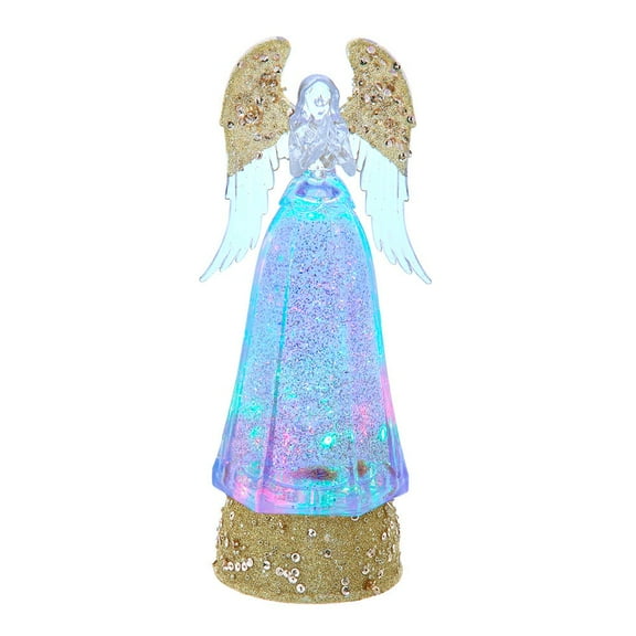 Kurt Adler 10.24-Inch Battery-Operated LED Lighted Angel Lantern