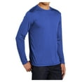 thumbnail image 4 of Mens Long Sleeve PosiCharge Competitor Polyester Tee Shirt True Royal XS, 4 of 8