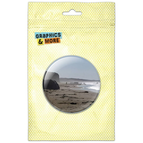 Zombies on Beach Pinback Button Pin Badge