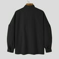 thumbnail image 6 of Mens Sweatshirt Under $10 Men's Solid Chiffon Lace Up Shirt Vintage Long Sleeve Bow Gothic Ruffled Medieval Long Sleeved Solid Color Costume, 6 of 9