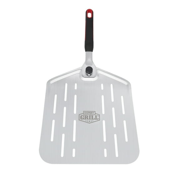 Expert Grill Stainless Steel Pizza Pan Peel with Plastic Heat Resistant Handle