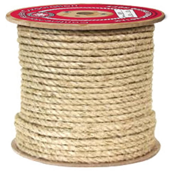 CWC 3-Strand Sisal Rope - 1/2" x 600 ft.