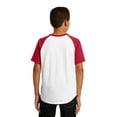 thumbnail image 2 of Sport-Tek YT201 Youth Short Sleeve Colorblock Raglan Jersey, 2 of 6