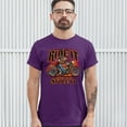 thumbnail image 3 of Tee Hunt Ride It Like You Stole It T-shirt Biker Born to Be Wild Motorcycle Men's Tee, Purple, Small, 3 of 5