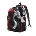 thumbnail image 1 of Balery Cool Black And White Dragon Mochila Clásica Impresa Básica para Viaje, Mochila Escolar Resistente al Agua, Mochila de Lona con Correas Ajustables-Small, 1 of 5