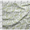 thumbnail image 2 of Soimoi Leaves Printed, Cotton Fleece, Fabric by The Yard Sewing DIY Stretch Fabric 56 Inches Wide, WarmFabric for Hats, Coats, Gloves, Blankets, Light Mint Green, 2 of 5
