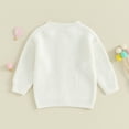 thumbnail image 4 of Gupgi Cardigan en Tricot pour Bébé Garçon Fille Chandails Col Ras du Cou Manches Longues Ouvert à l'Avant Chandails Manteau d'Hiver, 4 of 7