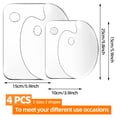 thumbnail image 2 of 4 Pcs Palette Transparente-25*15(Oval+carré)+15*10(Oval+carré), 2 of 7