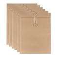thumbnail image 1 of REGALWOVEN Kraft Paper Envelope with String Tie Closure Browwn A4, 1 of 8