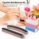thumbnail image 4 of 13 unids/lote kit de manicura de uñas cepillo tampón grano arena arte de uñas Labymos Natural, 4 of 7