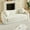 86" Beige, variant on Shaiailed 87" White Convertable Sofa Bed,Brushed Texture Foldable Sofa Bed with Two Pillows,Deep Seat Apartment Size Couch,Chenille Sofa for Living Room,No Assembly Required