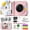 Dark Pink, variant on JoyStone Kids Camera Instant Print, Kids Digital Dinosaur Camera with Printing Paper and 32G TF Card, Gift for Girls and Boys Aged 3-12, Green