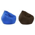thumbnail image 1 of 2 sillones puf Uanit, grandes, para adultos, rellenos, tipo puf, 1 of 1