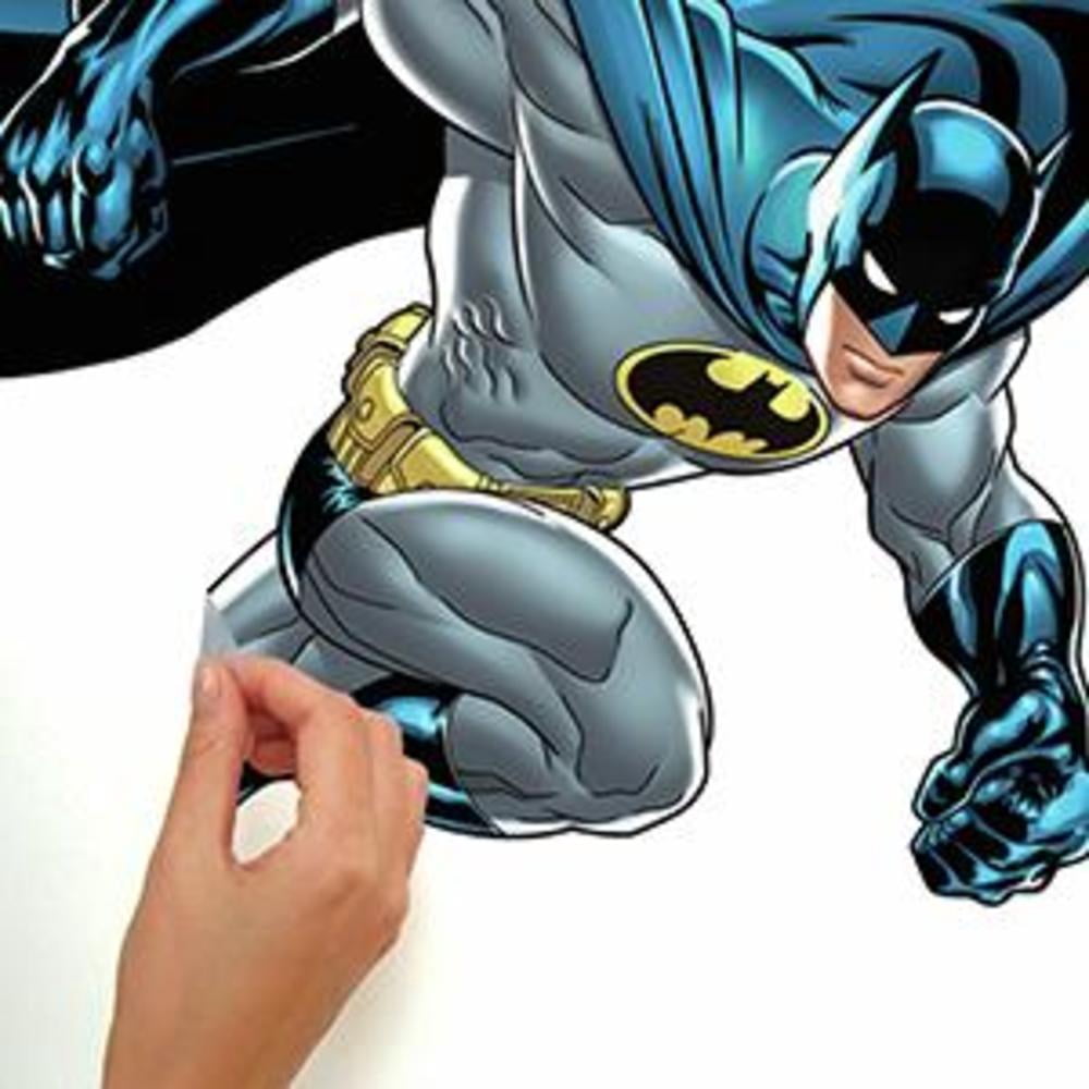 Autocollant Mural Logo Batman DC Comics - Décor Chambre Enfant - Noir - Neuf