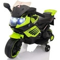 thumbnail image 1 of VOLTZ TOYS Moto pour Enfants 6 V avec Roues Stabilisatrices, Lumières et Son Réalistes (Vert), 1 of 1