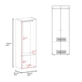 thumbnail image 4 of Home 2 Door Closet System Hanging Rod Engineered Wood White, 4 of 8
