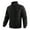 Black-L, variant on Heated Fleece Jackets with Full Zip Electric Heating Coat Rechargeable Winter Warm Coat Outewear for Hunting