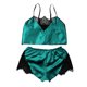 thumbnail image 5 of Lencería sexy para mujer Encaje Satén Tentación Babydoll Ropa interior Camis Bragas Calzoncillos Pantalones cortos Ropa de dormir Calzoncillos Traje Fridja nalpqowj40344, 5 of 9