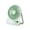 Green, variant on Usb Rechargeable Fan With Induction Light 5 Speed Adjustable For Bedroom Student Dorm