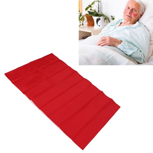 Feuille de Glisse de Transfert Tubulaire pour Transfert de Patient, Planches de Transfert de Patient Réutilisables Rouges Feuille de Glisse Plate Feuilles de Glisse Aide au Transfert
